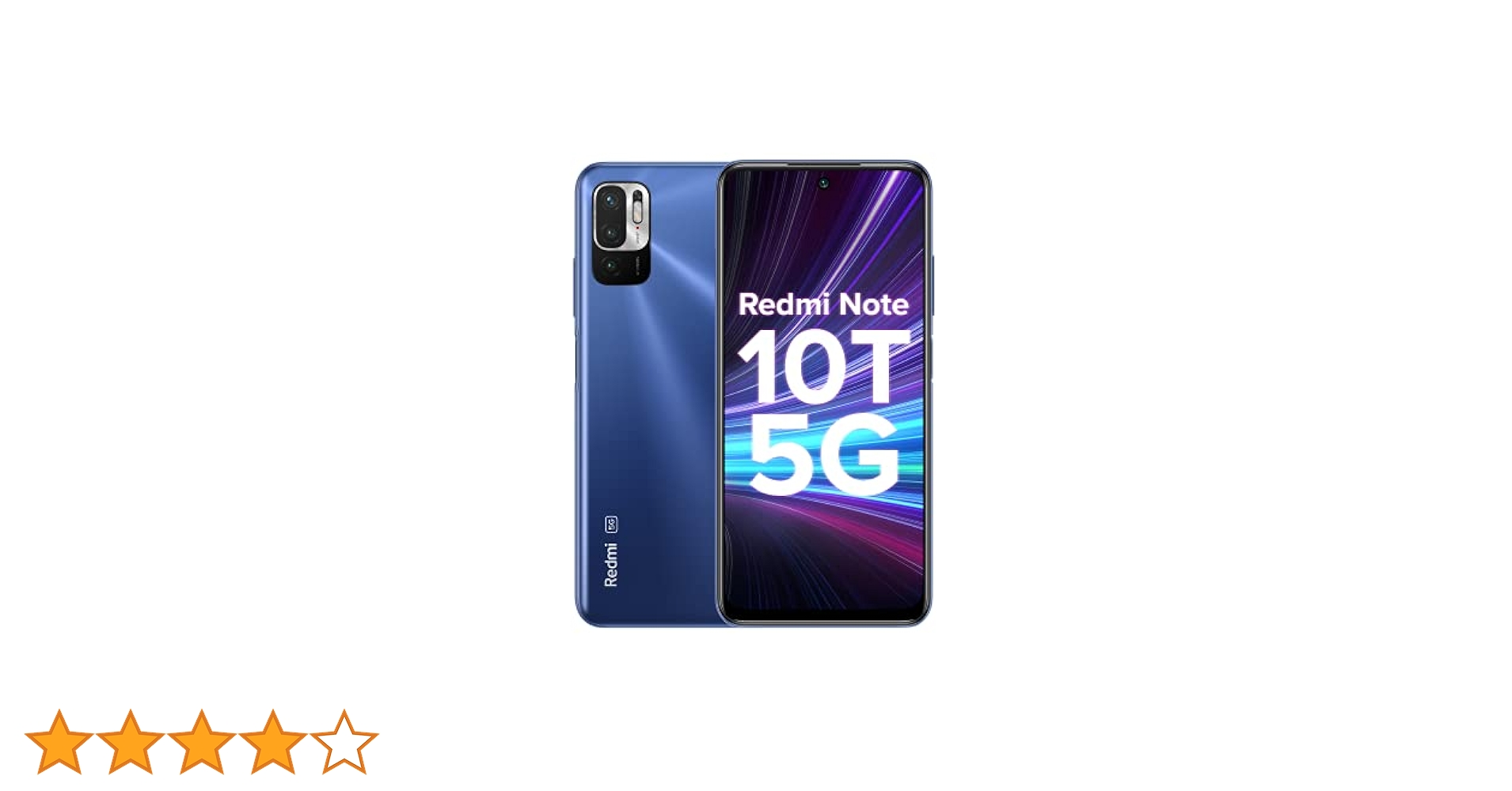 Redmi Note 10T 5G (Metallic Blue, 4GB RAM, 64GB Storage